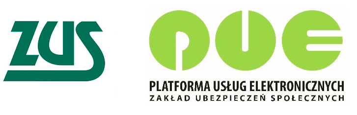 Logo portalu Platformy Usług Elektronicznych Zakładu Ubezpieczeń Społecznych